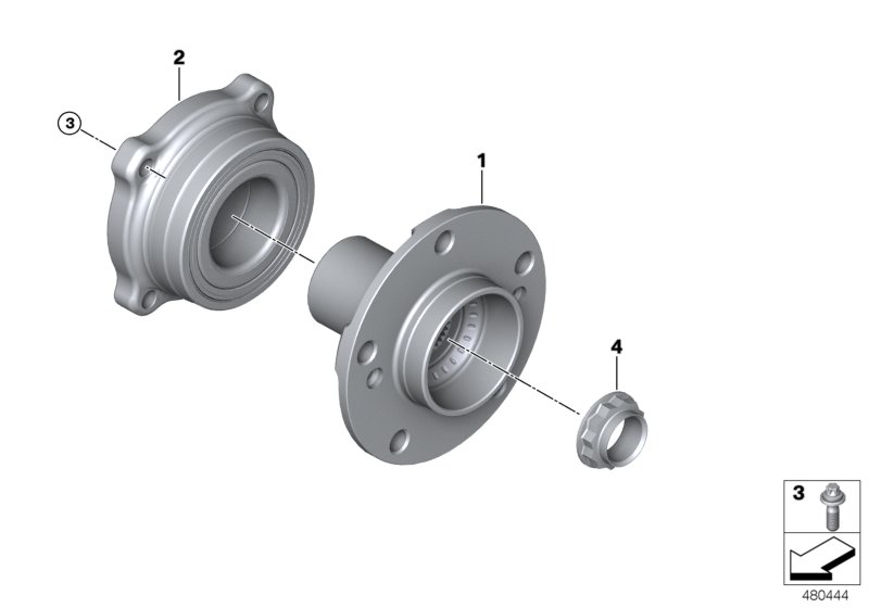 BMW 33416795961 - Комплект подшипника, ступицы колеса onlydrive.pro