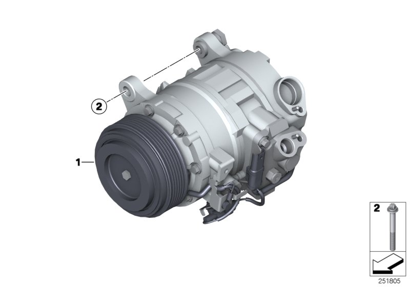 BMW 64529399059 - Kompressori, ilmastointilaite onlydrive.pro