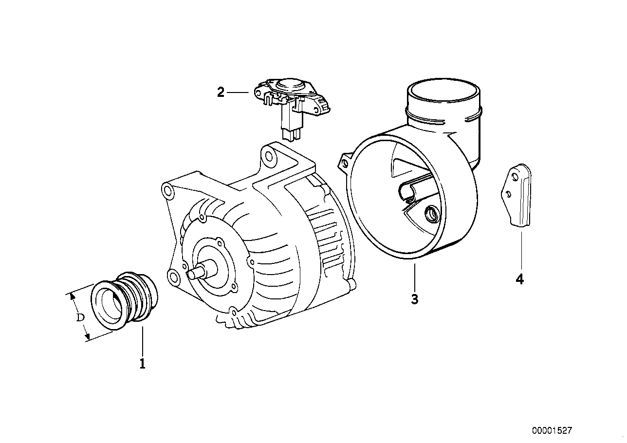 BMW 12 31 1 747 920 - Регулятор напряжения, генератор onlydrive.pro