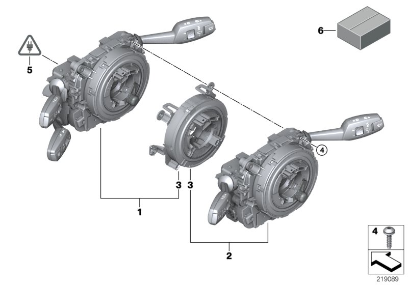 BMW 61 31 9 122 509 - Oro pagalvės ritė onlydrive.pro