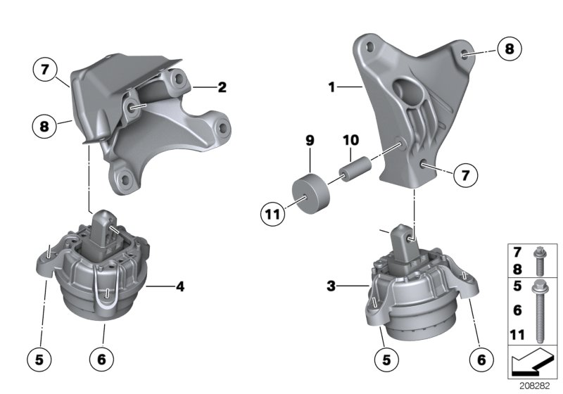 BMW 22 11 6 786 528 - Variklio montavimas onlydrive.pro