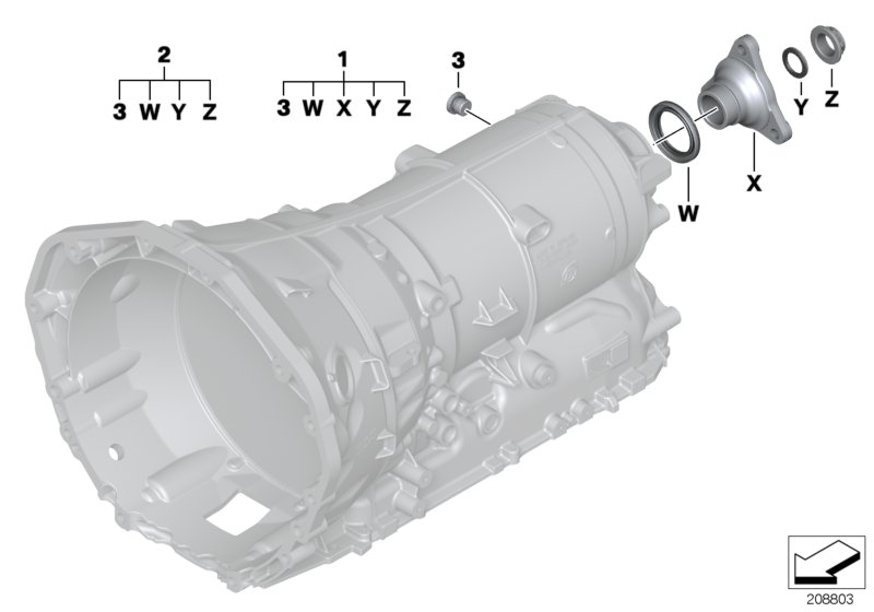 BMW 24 11 7 552 349 - Tulpparuuvi, vaihteiston kotelo onlydrive.pro