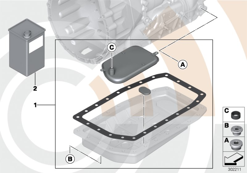 BMW 83 22 2 344 206 - Fluid change kit, autom. transmission: X pcs. onlydrive.pro