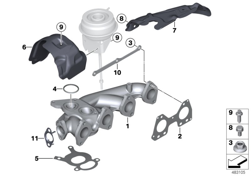 BMW 11 65 7 823 224 - Blīve, Kompresors onlydrive.pro