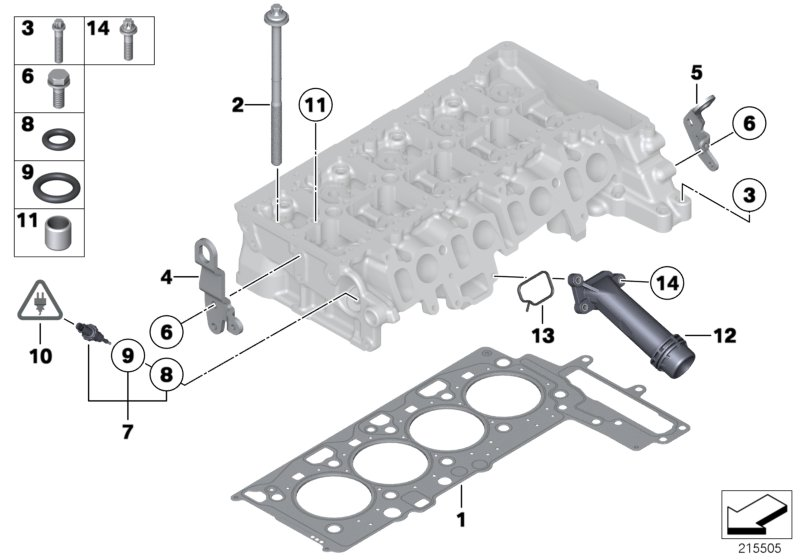 Mini 11 12 8 509 146 - Blīve, Motora bloka galva onlydrive.pro