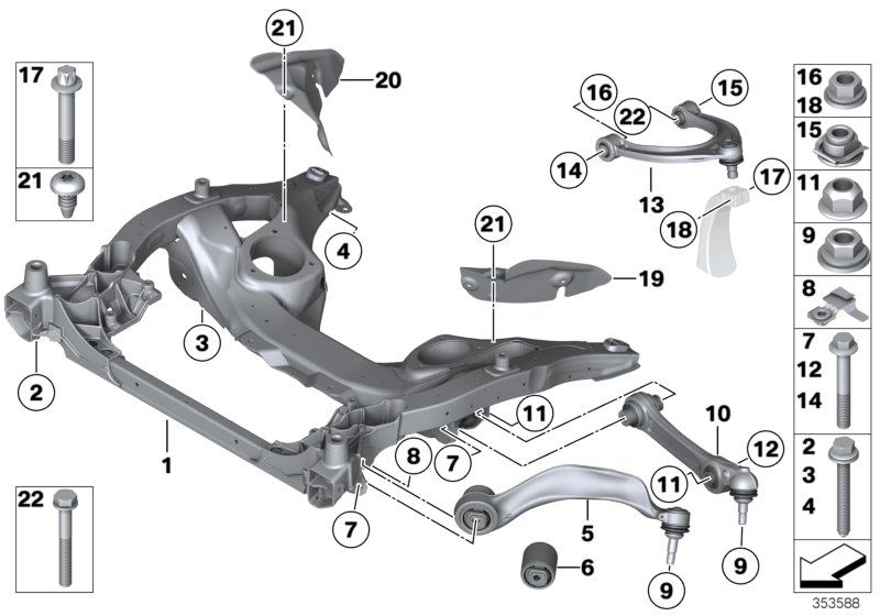 BMW 07 11 9 907 882 - Repair Kit, wheel suspension onlydrive.pro