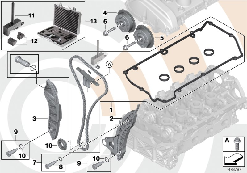 BMW 11317534768 - Pavaros grandinės komplektas onlydrive.pro