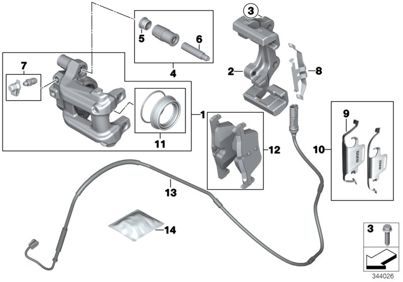 BMW 34216850569 - Тормозные колодки, дисковые, комплект onlydrive.pro