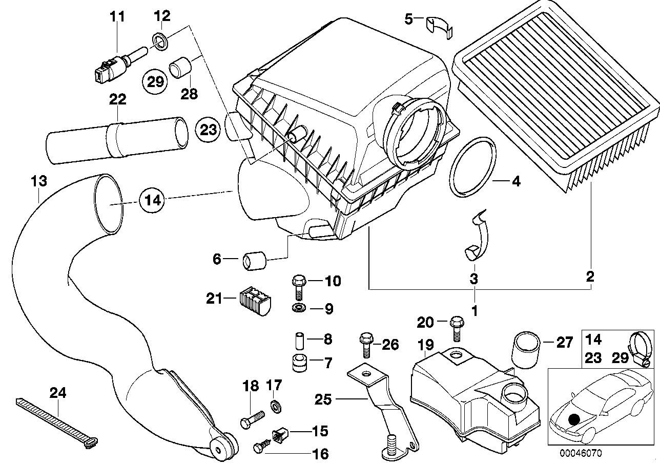 BMW 13 62 1 739 510 - Devējs, Ieplūstošā gaisa temperatūra onlydrive.pro