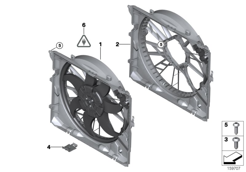 BMW 17 11 7 590 699 - Fan, radiator onlydrive.pro