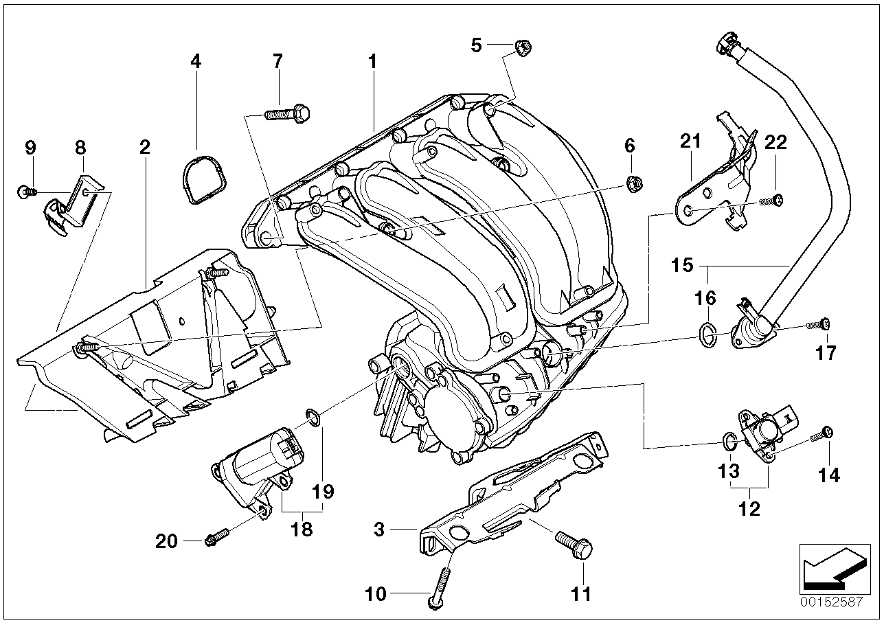 BMW 11 61 7 560 236 - Šļūtene, Motora galvas vāka ventilācija onlydrive.pro