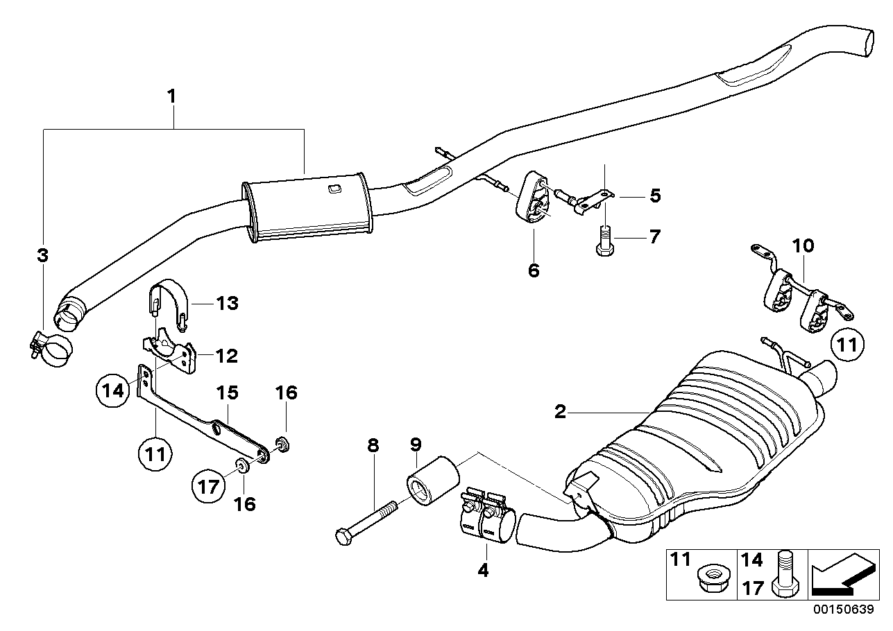 BMW 18 20 7 791 570 - Įvorė, stabilizatorius onlydrive.pro