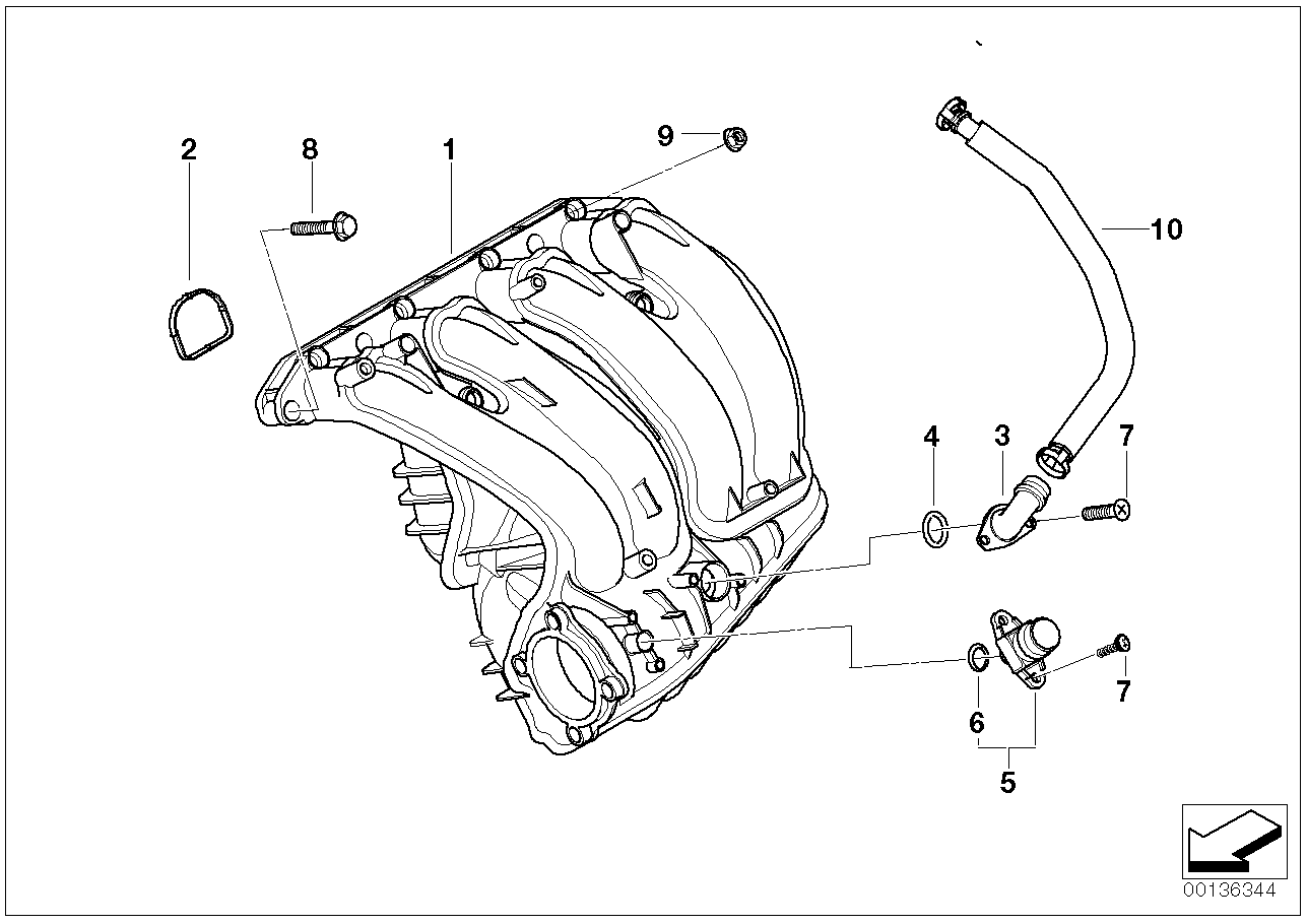 BMW 11 61 7 528 584 - Tiiviste, imusarja onlydrive.pro