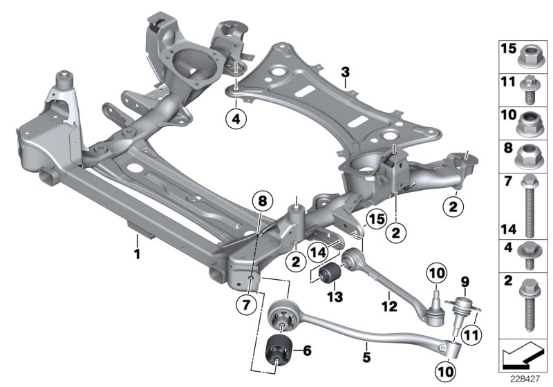 Mini 31 10 6 787 673 - LEFT tension strut WITH RUBBER MOUNTING onlydrive.pro