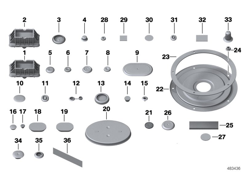 BMW 51 71 7 065 919 - Jack Support Plate onlydrive.pro