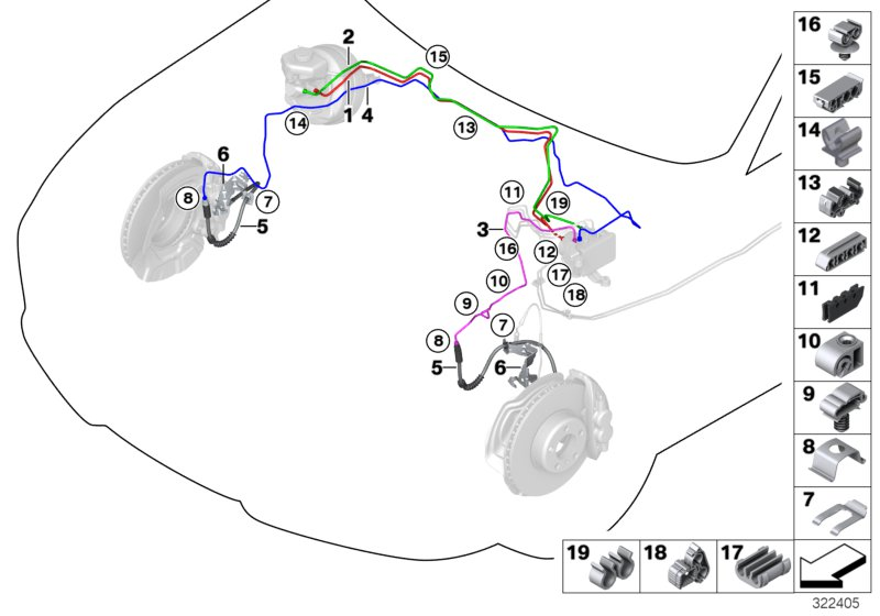 BMW 34 30 6 792 254 - Тормозной шланг onlydrive.pro