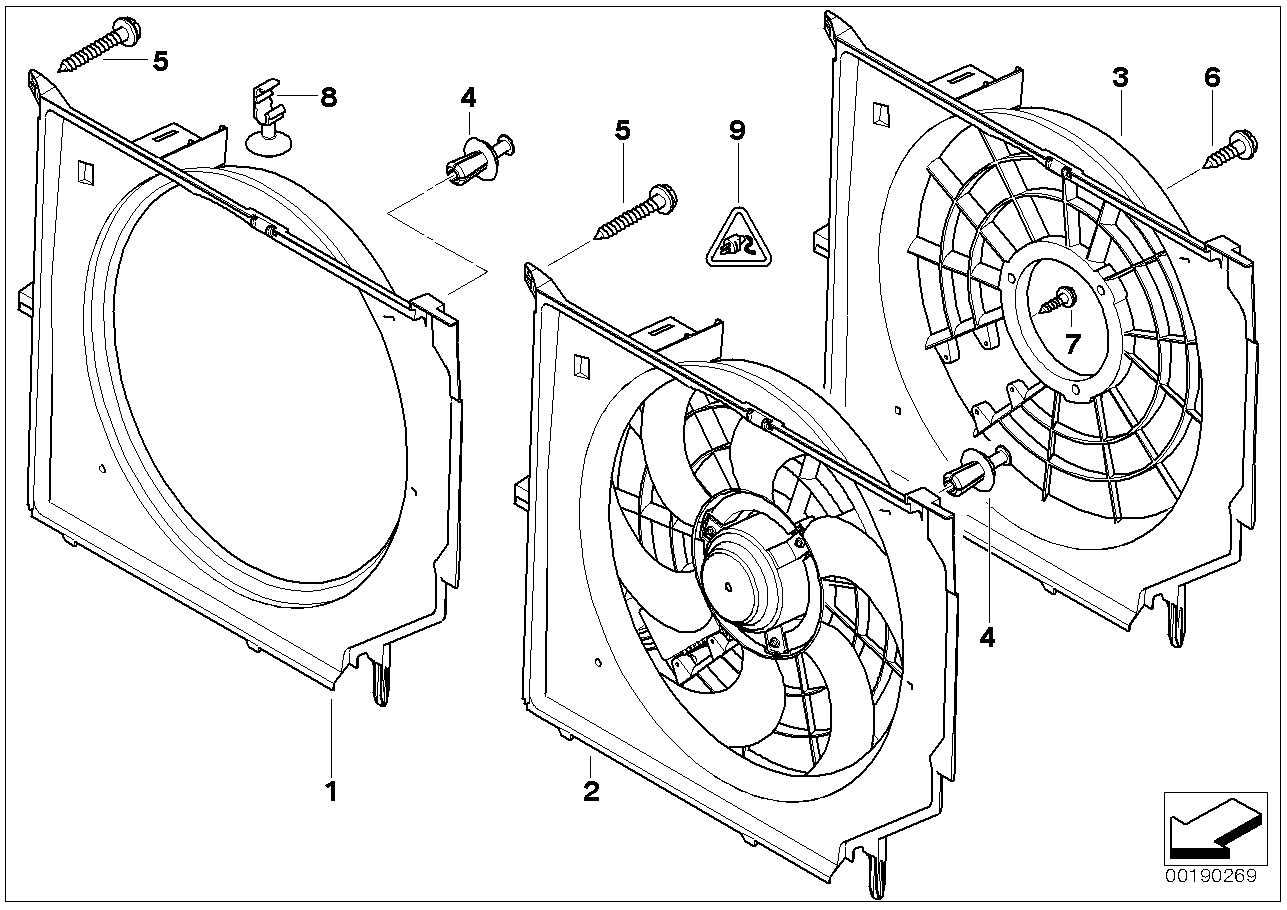 BMW 17 11 7 561 757 - Ventilators, Motora dzesēšanas sistēma onlydrive.pro