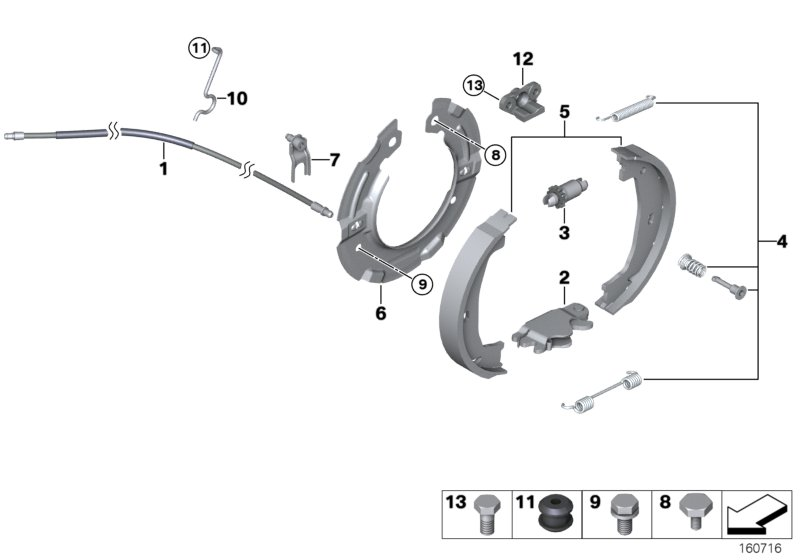 BMW 34406769368 - Parking brake/brake shoes: 2  pcs. onlydrive.pro