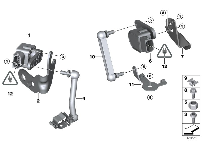 BMW 37146763734 - Sensor, Xenon light (headlight range adjustment) onlydrive.pro