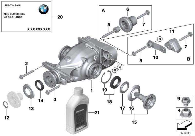 BMW 33 17 6 760 343 - Ремонтный комплект, рычаг подвески onlydrive.pro