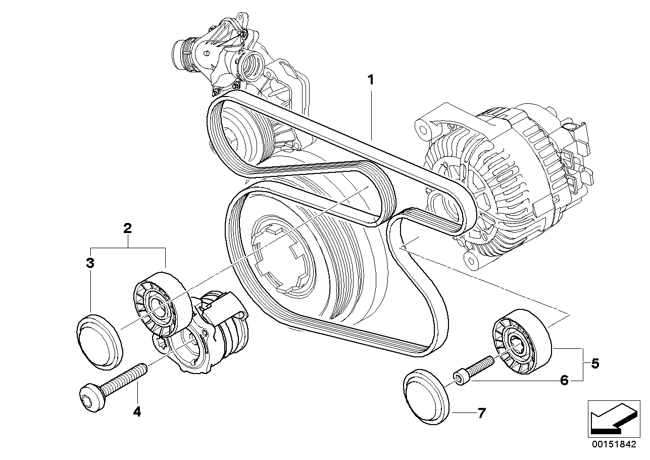 BMW 11 28 7 790 450 - V formos rumbuoti diržai onlydrive.pro