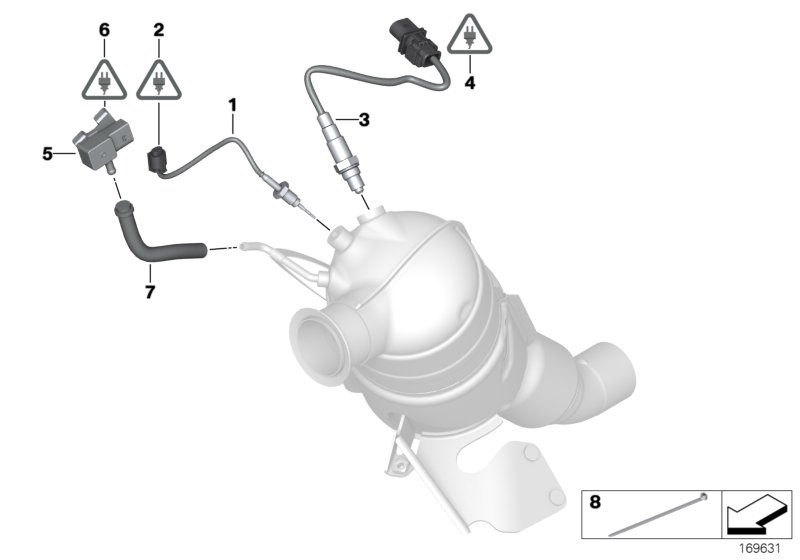 BMW 13627789219 - Sensor, exhaust pressure onlydrive.pro