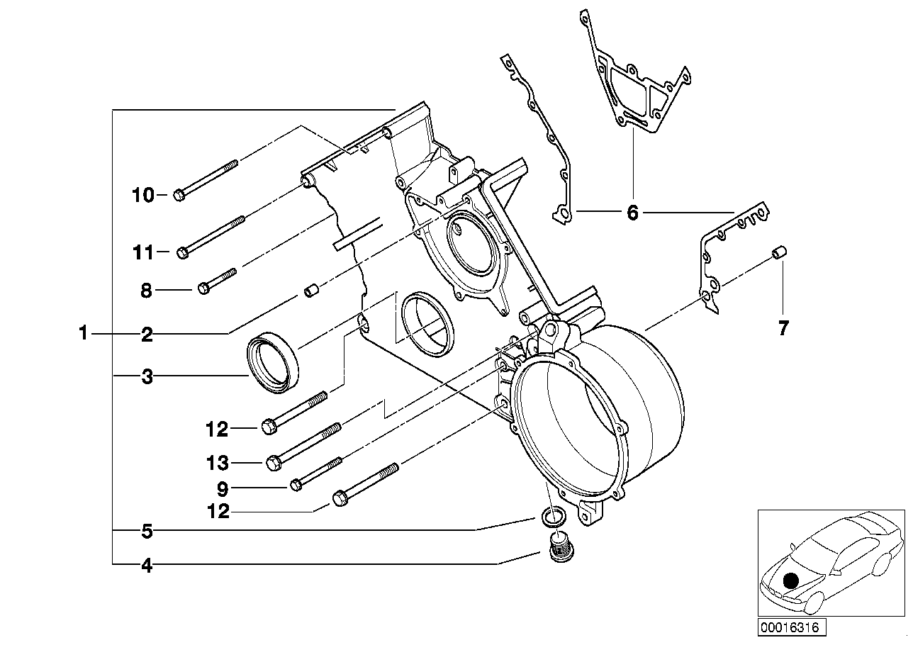 BMW 11 14 1 436 978 - Blīvju komplekts, Stūres mehānisma karteris onlydrive.pro