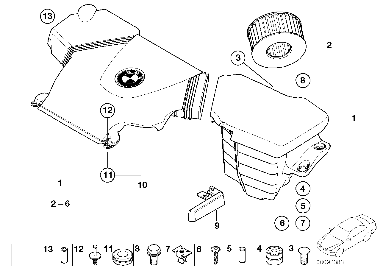 BMW 11 12 7 501 588 - Gasket Set, cylinder head cover onlydrive.pro