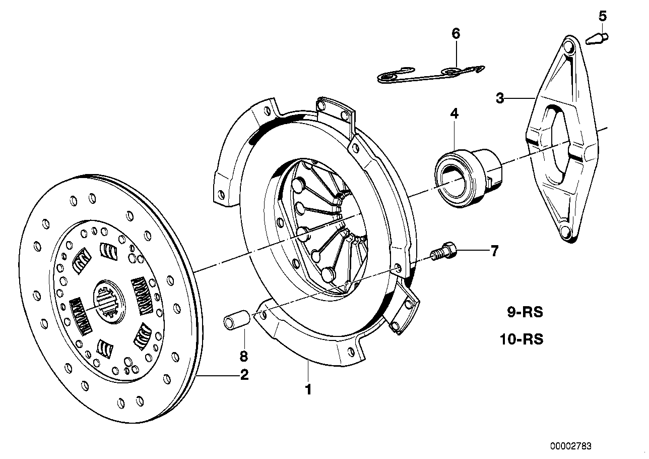 BMW 21 21 1 223 345 - Clutch Pressure Plate onlydrive.pro