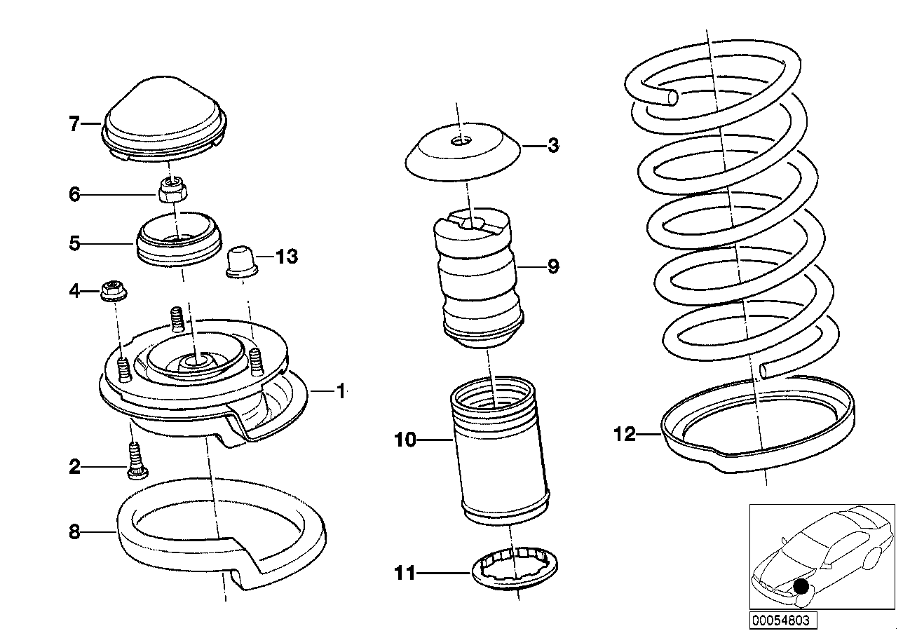 BMW 31331138814 - Dust Cover Kit, shock absorber onlydrive.pro