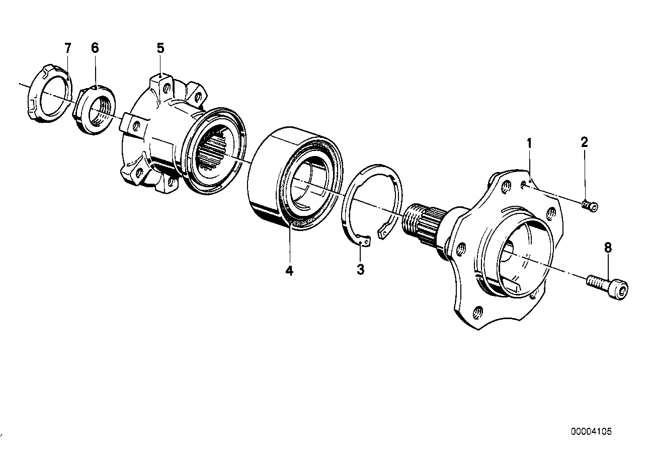 BMW 33411123973 - Bearing Kit, wheel hub onlydrive.pro