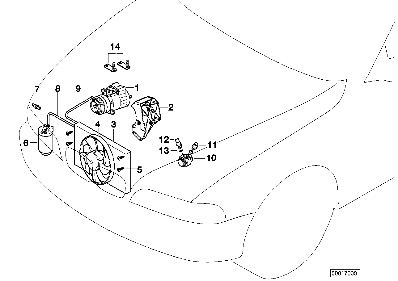 BMW 64 52 8 390 228 - Kompresorius, oro kondicionierius onlydrive.pro