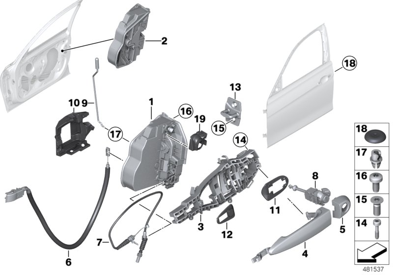 BMW 51217229461 - Door Lock onlydrive.pro