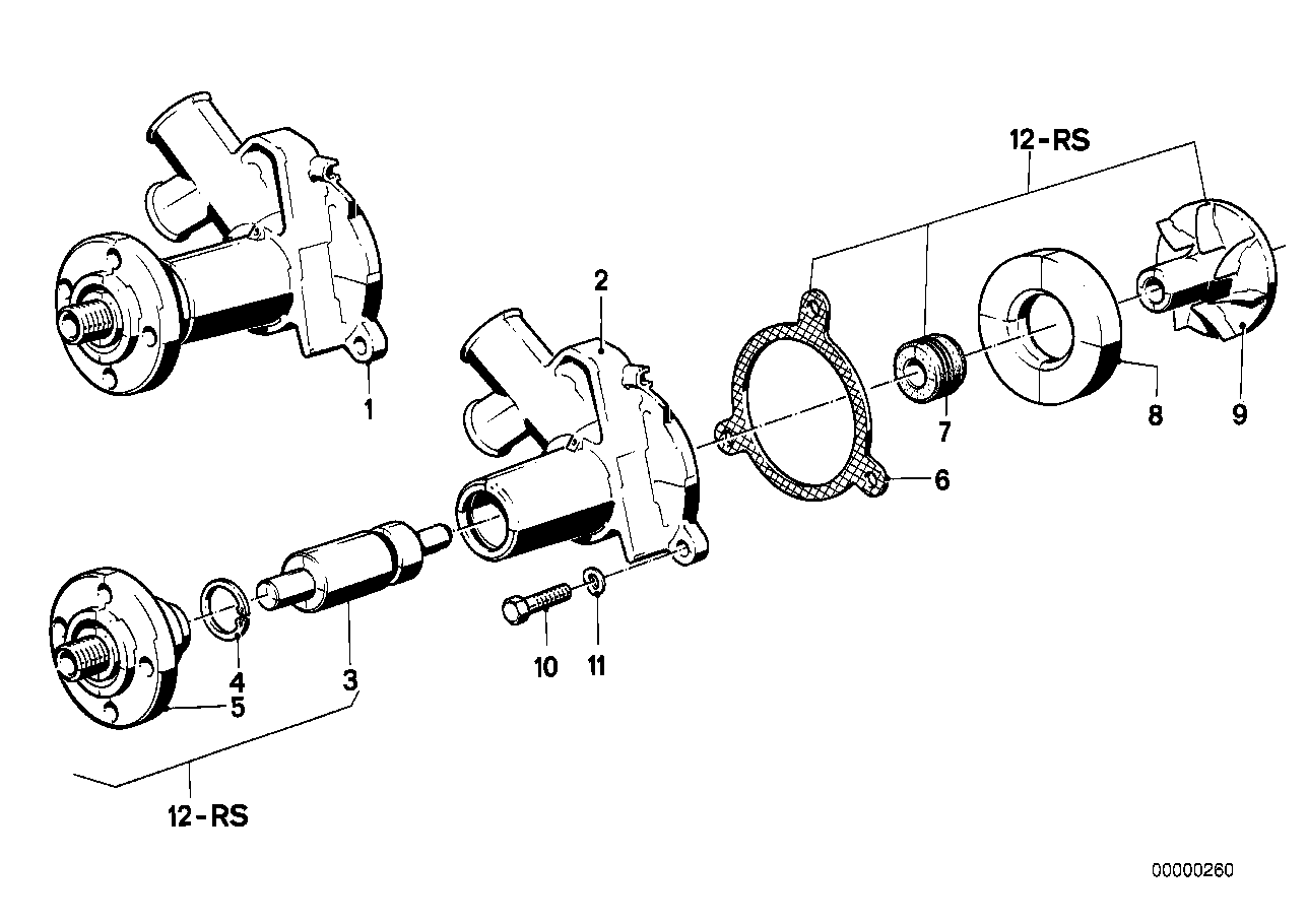 BMW 11 51 9 070 759 - Water Pump onlydrive.pro