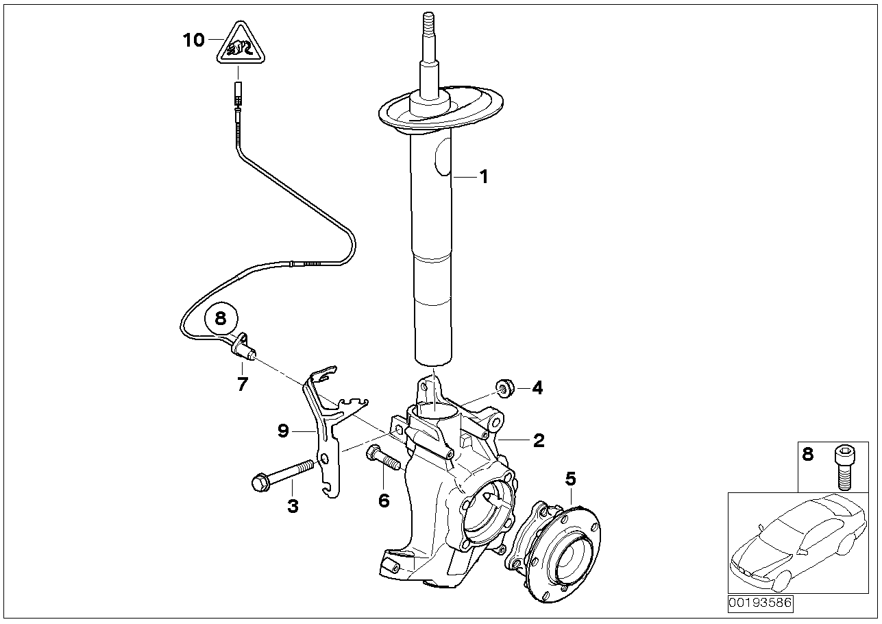 BMW 34 52 6 771 702 - Датчик ABS, частота вращения колеса onlydrive.pro