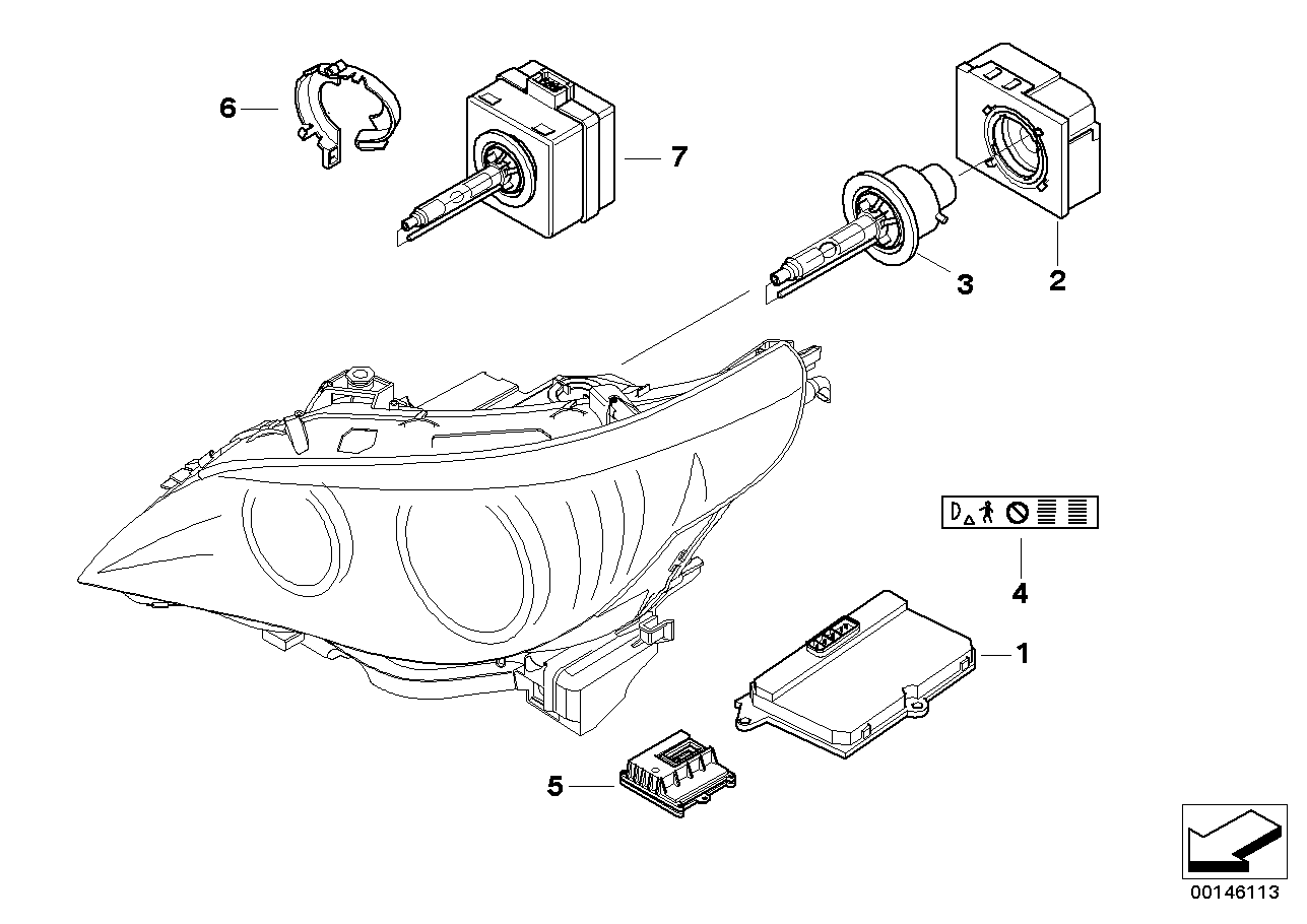 BMW 63 12 6 934 836 - Ohjain. mutkavalonheitin onlydrive.pro