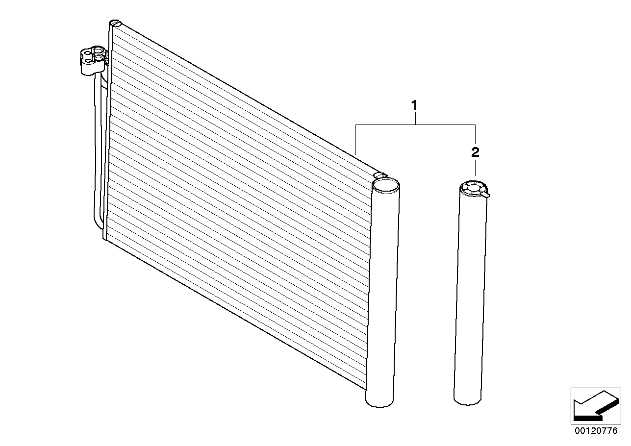 BMW 64 50 8 379 885 - Kondensatorius, oro kondicionierius onlydrive.pro