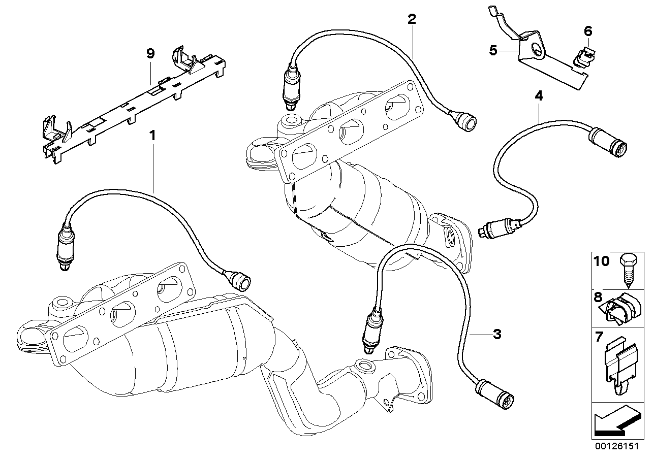 BMW 11787514927 - Lambda probe fixings: 1  pcs. onlydrive.pro