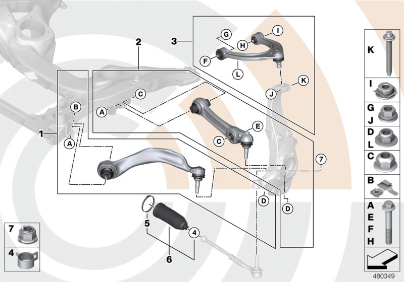 BMW 31 12 2 450 817 - Neatkarīgās balstiekārtas svira, Riteņa piekare onlydrive.pro