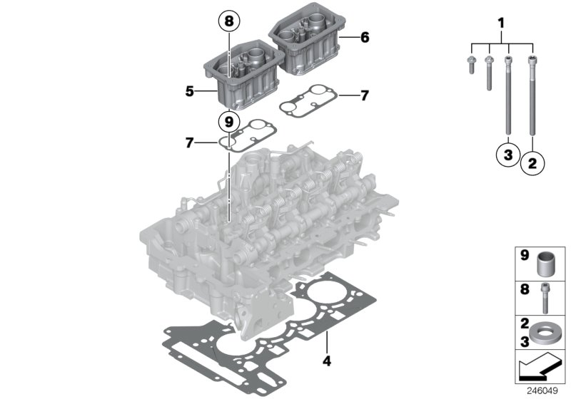 BMW 11 12 7 589 830 - Tiiviste, venttiilikoppa onlydrive.pro