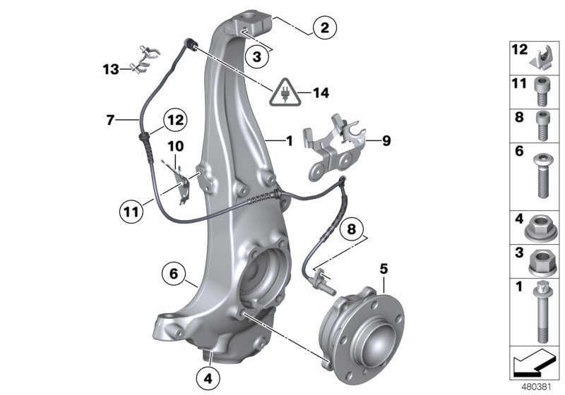 BMW 31206872888 - Rato guolio komplektas onlydrive.pro