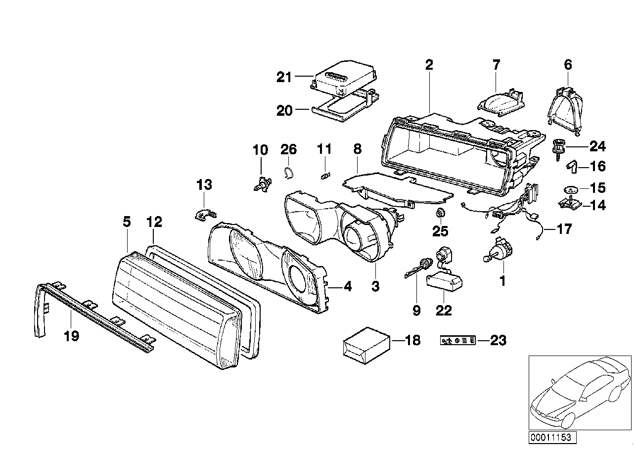 BMW 63 21 6 926 911 - Bulb, cornering light onlydrive.pro