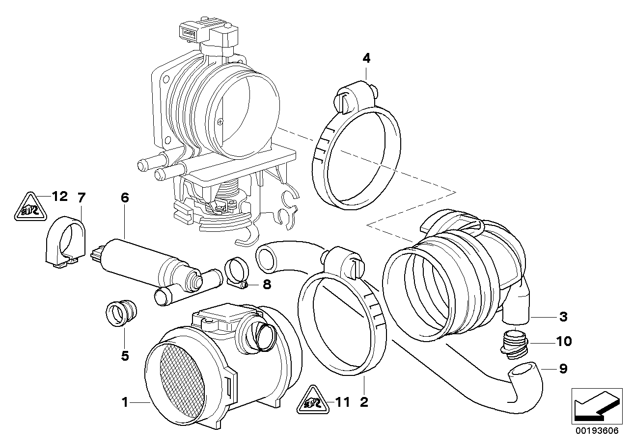 BMW 13 41 1 744 713 - Tyhjäkäynti-säätöventtiili, tuloilma onlydrive.pro