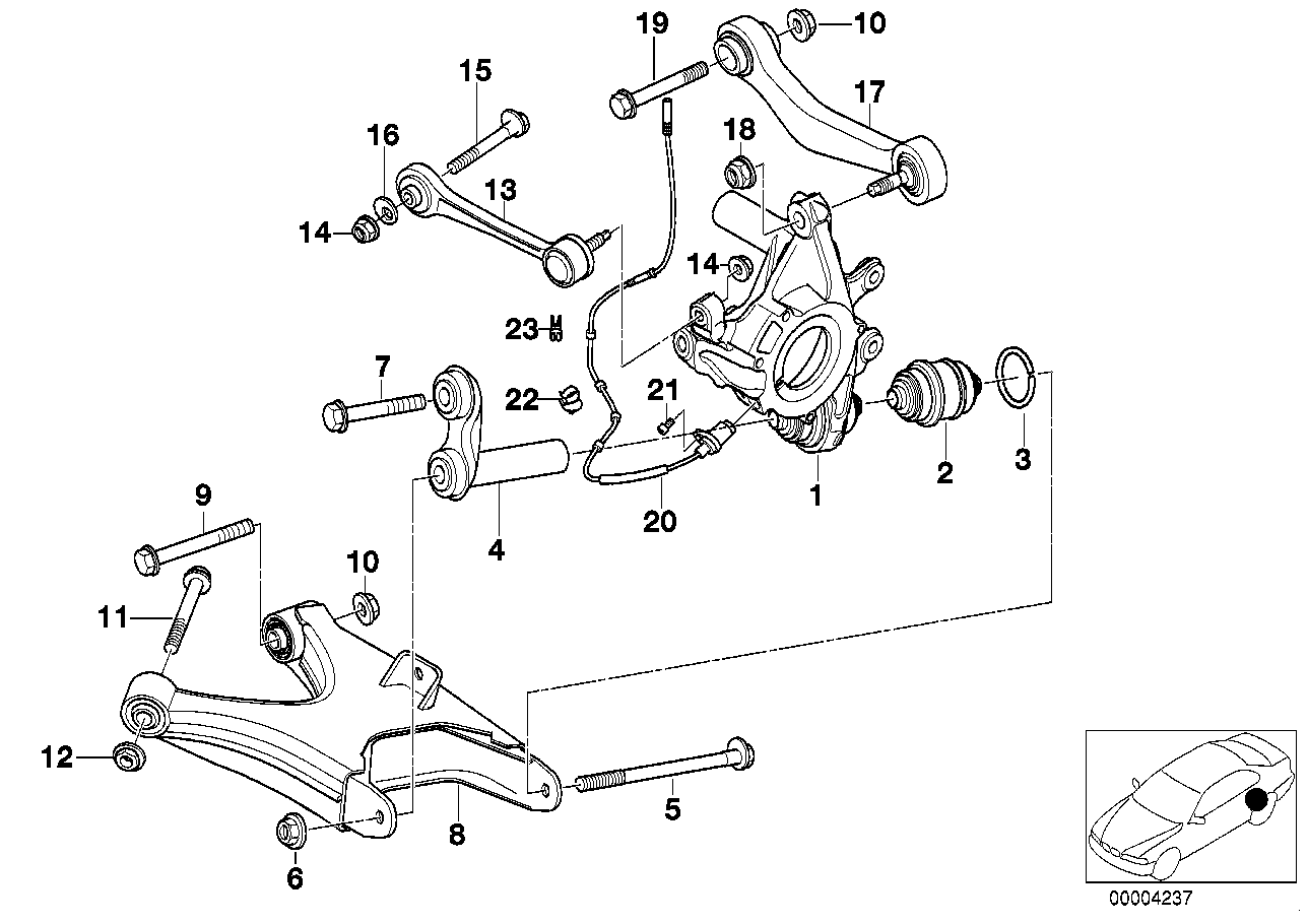 BMW 33 32 6 768 791 - Vikšro valdymo svirtis onlydrive.pro