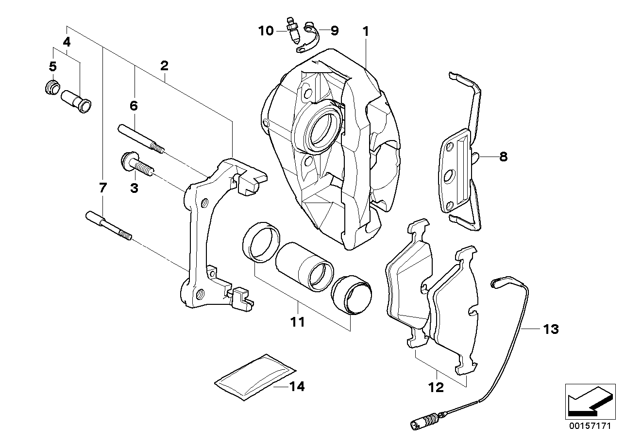 Mini 34116756303 - Remonto komplektas, stabdžių apkaba onlydrive.pro