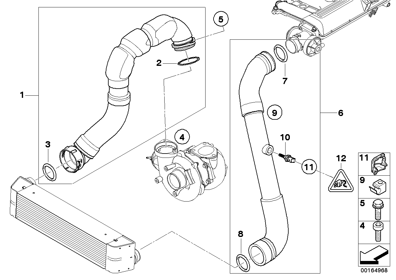 BMW 11 61 7 799 401 - Kompresoriaus padavimo žarna onlydrive.pro