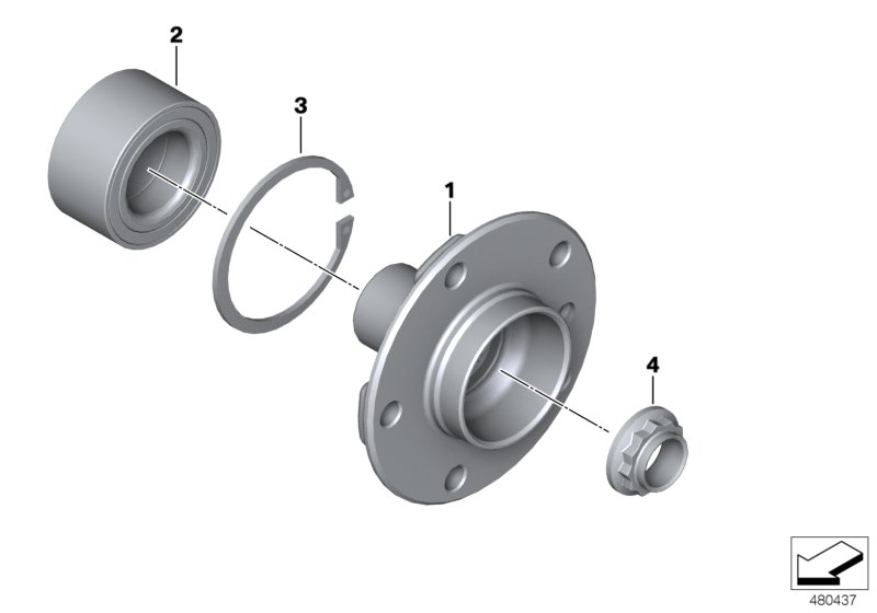 BMW 07119934755 - Bearing Kit, wheel hub onlydrive.pro