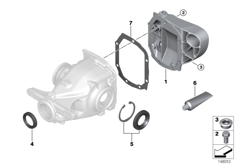 BMW 33 12 7 621 206 - Shaft Seal, differential onlydrive.pro