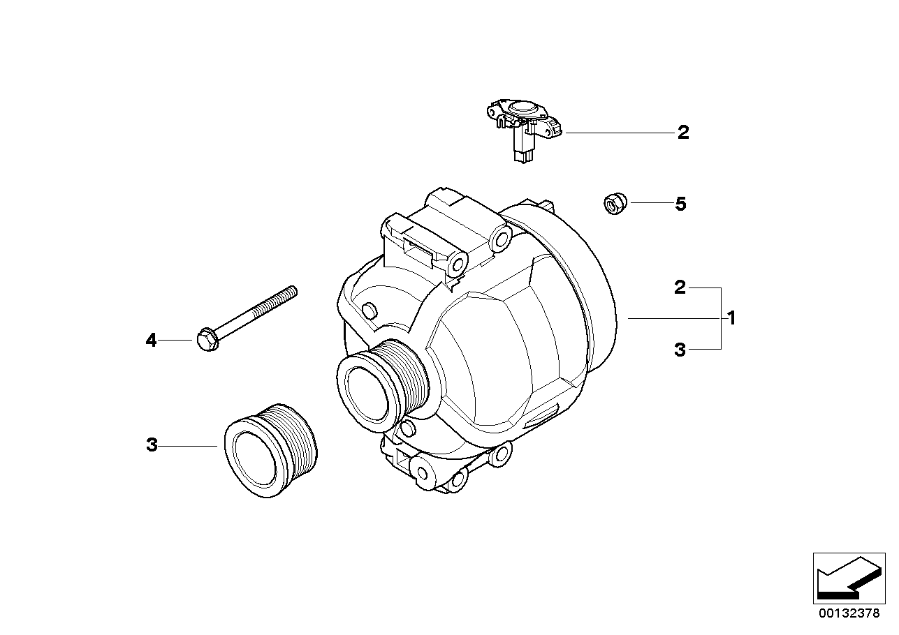 BMW 12317802927 - Alternator onlydrive.pro