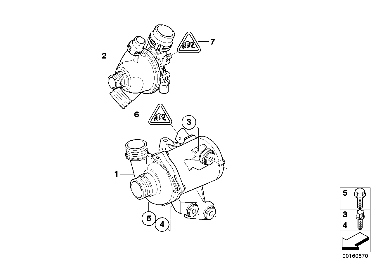 BMW 11 51 7 586 929 - Vesipumppu onlydrive.pro